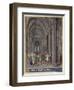 St. Veran Exorcising the Possessed in the North Aisle of the Cathedral of Notre-Dame De Paris-Jean Fouquet-Framed Giclee Print