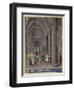 St. Veran Exorcising the Possessed in the North Aisle of the Cathedral of Notre-Dame De Paris-Jean Fouquet-Framed Giclee Print