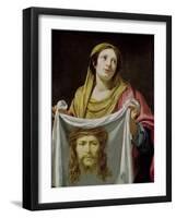 St. Veronica Holding the Holy Shroud-Simon Vouet-Framed Giclee Print