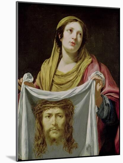 St. Veronica Holding the Holy Shroud-Simon Vouet-Mounted Giclee Print