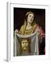 St. Veronica Holding the Holy Shroud-Simon Vouet-Framed Giclee Print