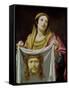 St. Veronica Holding the Holy Shroud-Simon Vouet-Framed Stretched Canvas