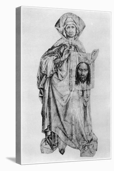 St Veronica, Mid 15th Century-Robert Campin-Stretched Canvas