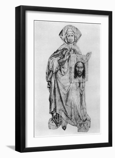 St Veronica, Mid 15th Century-Robert Campin-Framed Giclee Print