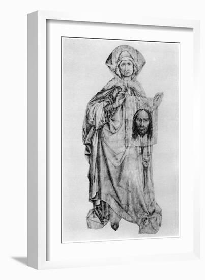 St Veronica, Mid 15th Century-Robert Campin-Framed Giclee Print