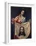 St, Veronica with the Shroud of Christ, C. 1602-07-El Greco-Framed Giclee Print