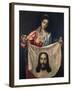 St, Veronica with the Shroud of Christ, C. 1602-07-El Greco-Framed Giclee Print