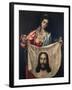 St, Veronica with the Shroud of Christ, C. 1602-07-El Greco-Framed Giclee Print