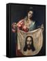 St, Veronica with the Shroud of Christ, C. 1602-07-El Greco-Framed Stretched Canvas