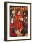 St Vincent and Members of Regnant House, Detail from Saint Vincent Panel-Nuno Goncalves-Framed Giclee Print