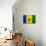 St. Vincent And The Grenadines Flag Design with Wood Patterning - Flags of the World Series-Philippe Hugonnard-Mounted Art Print displayed on a wall