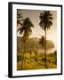 St. Vincent and the Grenadines, St. Vincent, Leeward Coast, Chateaubelair, Elevated Coastal View-Walter Bibikow-Framed Photographic Print