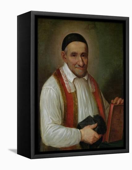 St. Vincent De Paul (1581-1660) 1649-Sebastien Bourdon-Framed Stretched Canvas