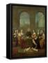 St. Vincent De Paul and the Sisters of Charity, circa 1729-Jean Andre-Framed Stretched Canvas