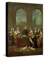 St. Vincent De Paul and the Sisters of Charity, circa 1729-Jean Andre-Stretched Canvas