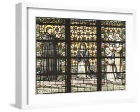 St Vincent De Paul Blessing the First Sisters of Charity-null-Framed Giclee Print