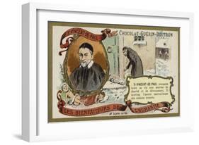 St Vincent De Paul, French Priest-null-Framed Giclee Print