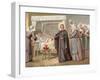 St Vincent De Paul Leading the Daughters of Charity to Help at a Hospital-null-Framed Giclee Print