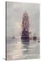St Vincent Sailing Ship-Maurice Randall-Stretched Canvas