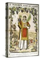 St Vincent, Spanish Christian Martyr, 19th Century-null-Stretched Canvas