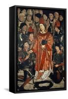 St Vincent Surrounded by Highest Echelons of State, Detail from St Vincent Panels, Circa 1460-Nuno Goncalves-Framed Stretched Canvas