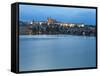 St Vitus Cathedral, Charles Bridge, River Vltava, UNESCO World Heritage Site, Prague Czech Republic-Gavin Hellier-Framed Stretched Canvas