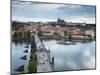 St Vitus Cathedral, Charles Bridge, River Vltava, UNESCO World Heritage Site, Prague Czech Republic-Gavin Hellier-Mounted Photographic Print