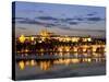 St Vitus Cathedral, Charles Bridge, UNESCO World Heritage Site, Prague, Czech Republic-Gavin Hellier-Stretched Canvas