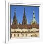 St. Vitus Cathedral & Prague Castle-Tosh-Framed Art Print