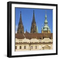 St. Vitus Cathedral & Prague Castle-Tosh-Framed Art Print