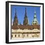 St. Vitus Cathedral & Prague Castle-Tosh-Framed Art Print