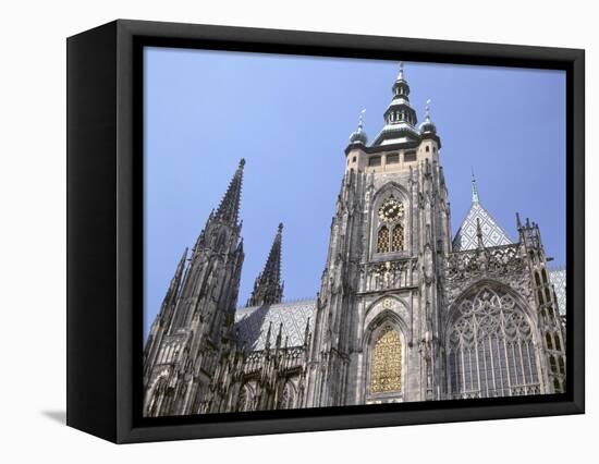 St Vitus Cathedral, Prague, Czech Republic-Peter Thompson-Framed Stretched Canvas