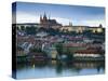 St Vitus Cathedral, River Vltava, UNESCO World Heritage Site, Prague, Czech Republic-Gavin Hellier-Stretched Canvas