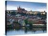 St Vitus Cathedral, River Vltava, UNESCO World Heritage Site, Prague, Czech Republic-Gavin Hellier-Stretched Canvas