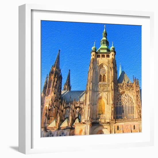 St. Vitus Cathedral-Tosh-Framed Art Print