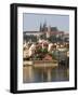 St. Vitus's Cathedral and Royal Palace on Skyline, Old Town, Prague, Czech Republic-Martin Child-Framed Photographic Print