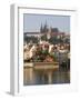 St. Vitus's Cathedral and Royal Palace on Skyline, Old Town, Prague, Czech Republic-Martin Child-Framed Photographic Print