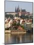 St. Vitus's Cathedral and Royal Palace on Skyline, Old Town, Prague, Czech Republic-Martin Child-Mounted Photographic Print