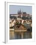 St. Vitus's Cathedral and Royal Palace on Skyline, Old Town, Prague, Czech Republic-Martin Child-Framed Photographic Print