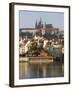 St. Vitus's Cathedral and Royal Palace on Skyline, Old Town, Prague, Czech Republic-Martin Child-Framed Photographic Print