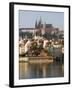 St. Vitus's Cathedral and Royal Palace on Skyline, Old Town, Prague, Czech Republic-Martin Child-Framed Photographic Print