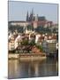 St. Vitus's Cathedral and Royal Palace on Skyline, Old Town, Prague, Czech Republic-Martin Child-Mounted Photographic Print