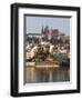 St. Vitus's Cathedral and Royal Palace on Skyline, Old Town, Prague, Czech Republic-Martin Child-Framed Photographic Print