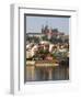 St. Vitus's Cathedral and Royal Palace on Skyline, Old Town, Prague, Czech Republic-Martin Child-Framed Photographic Print