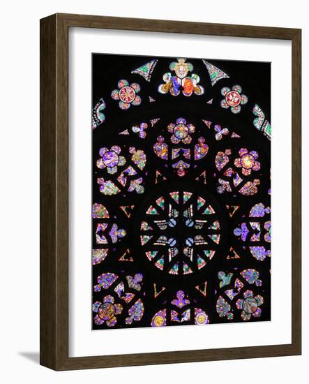 St. Vitus's Cathedral Rose Window, Prague, Czech Republic, Europe-Godong-Framed Photographic Print