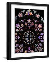 St. Vitus's Cathedral Rose Window, Prague, Czech Republic, Europe-Godong-Framed Photographic Print