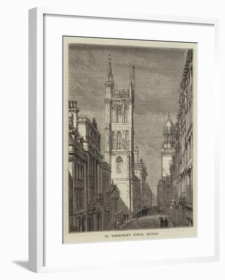 St Werburgh's Tower, Bristol-Henry William Brewer-Framed Giclee Print