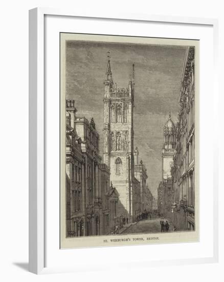St Werburgh's Tower, Bristol-Henry William Brewer-Framed Giclee Print