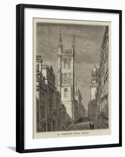 St Werburgh's Tower, Bristol-Henry William Brewer-Framed Giclee Print