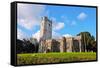 St. Winifred's Church Dating from the 15th Century-David Lomax-Framed Stretched Canvas